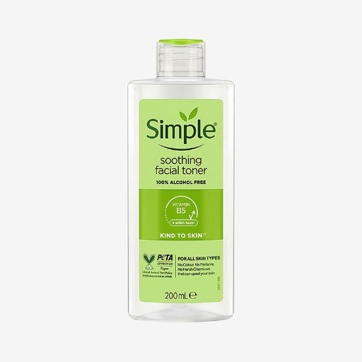 تونر سیمپل مدل SOOTHING حجم 200 میلی لیتر